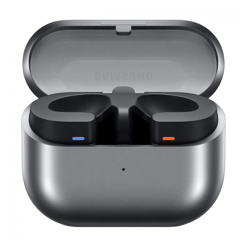 tapa superior del estuche de carga de los Auriculares Inalámbricos Samsung Galaxy Buds3 Gris