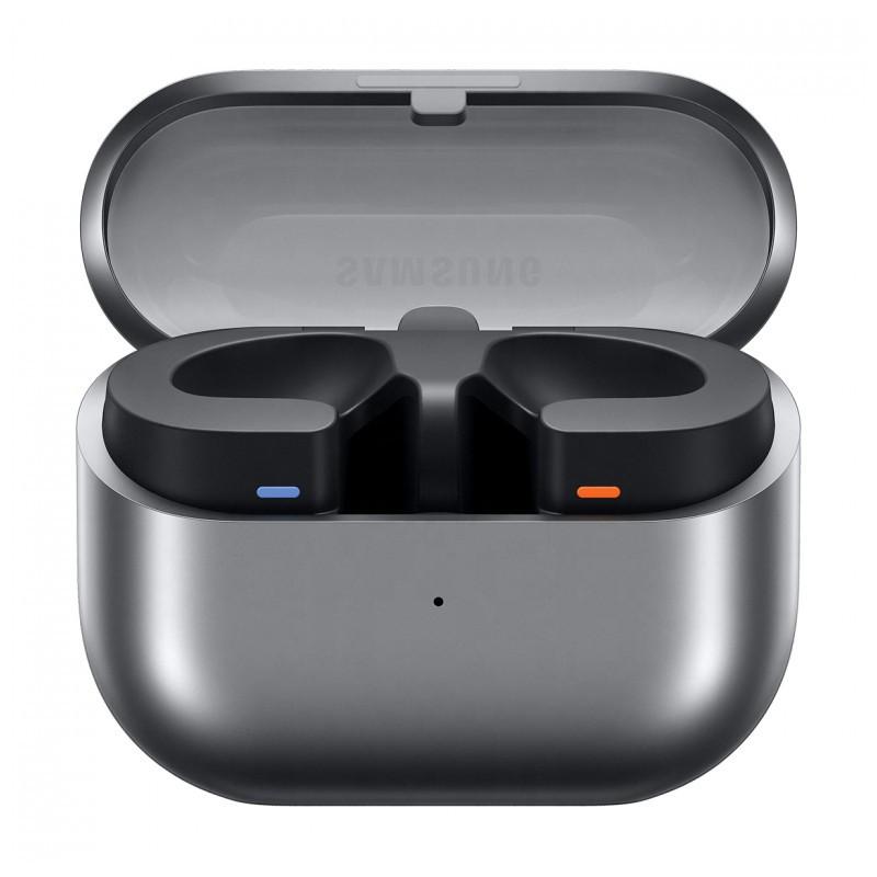 tapa superior del estuche de carga de los Auriculares Inalámbricos Samsung Galaxy Buds3 Gris