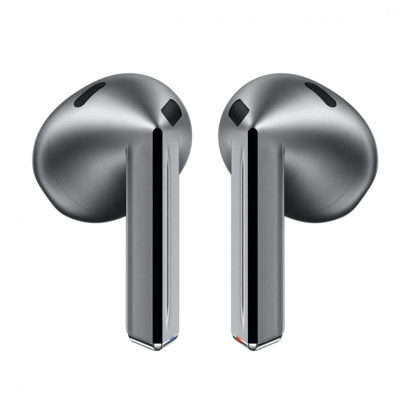 vista trasera de los Auriculares Inalámbricos Samsung Galaxy Buds3 Gris