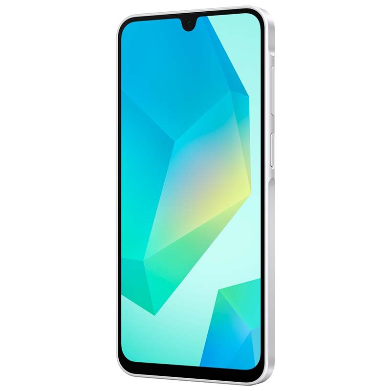 Samsung Galaxy A16 4G 8GB/256GB Cinzento - vista frontal e lateral direita