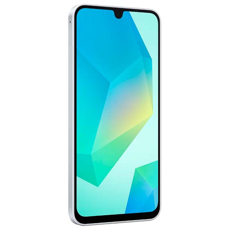 Samsung Galaxy A16 5G 4GB/128GB Cinzento - vista frontal e lateral direita
