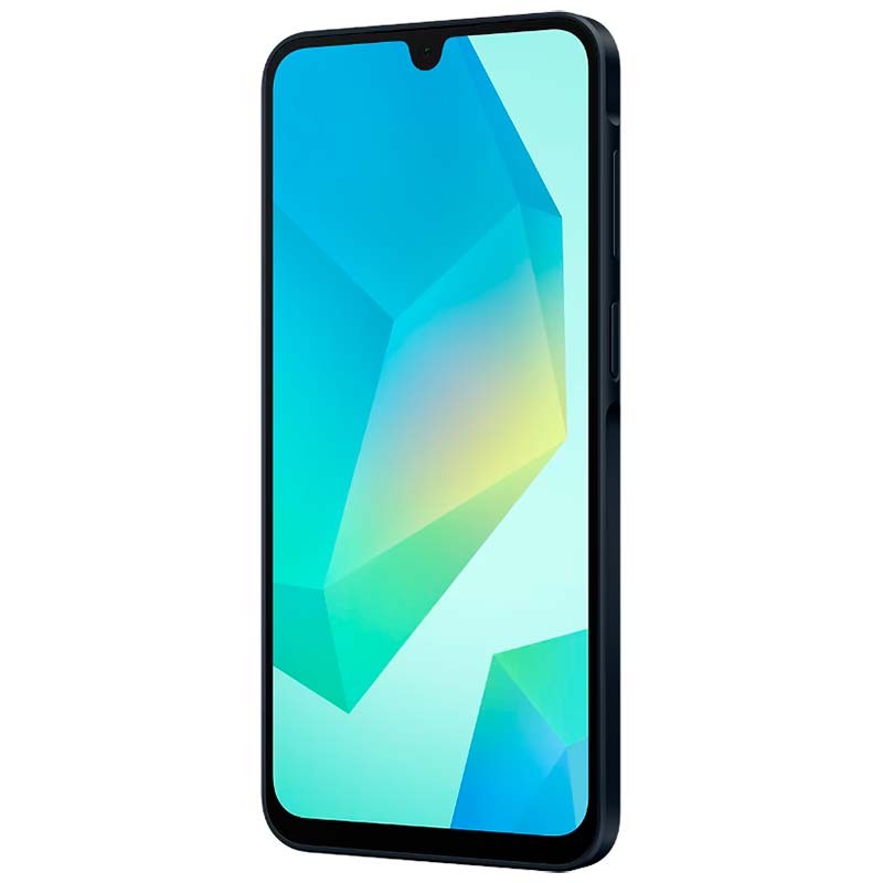 Samsung Galaxy A16 5G 4GB/128GB Negro - vista frontal y lateral derecho