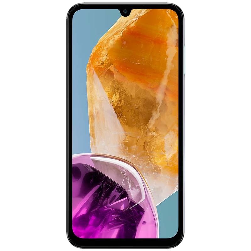 vista frontal del Teléfono móvil Samsung Galaxy M15 5G 4GB/128GB Azul Claro