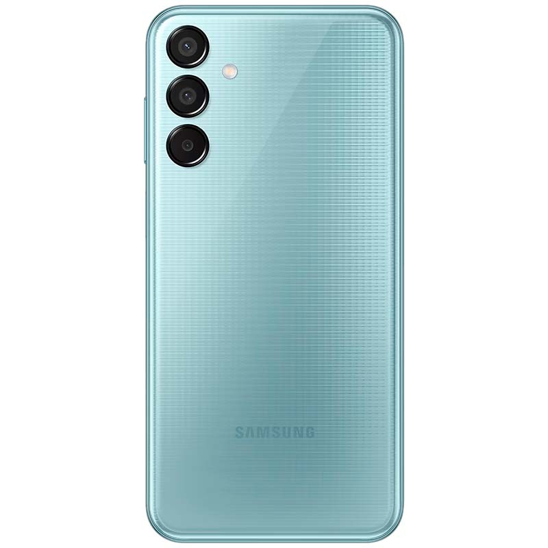 vista trasera del Teléfono móvil Samsung Galaxy M15 5G 4GB/128GB Azul Claro