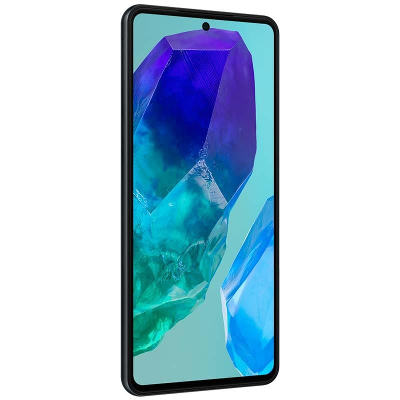 Samsung Galaxy M55 5G 8GB/256GB Negro - Teléfono móvil Vista frontal lado derecho