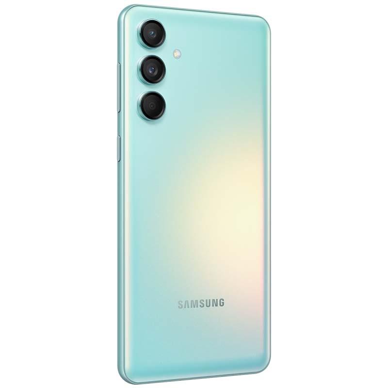 Samsung Galaxy M55 5G 8GB/256GB Verde Claro - Teléfono móvil Trasera lado derecho