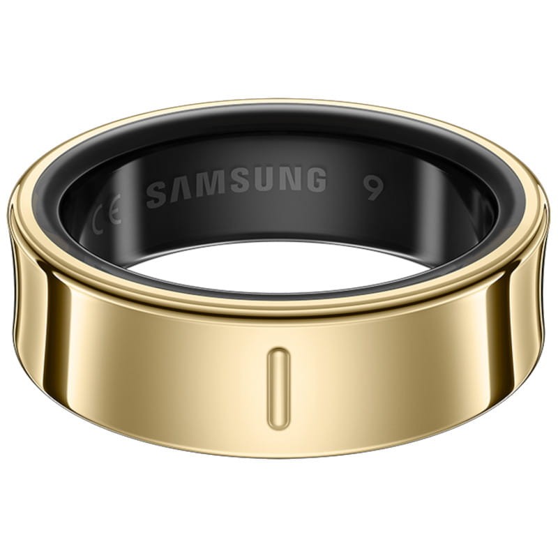 Adaptável Samsung Galaxy Ring Tamanho 14 Ouro Titânio - Anel Inteligente