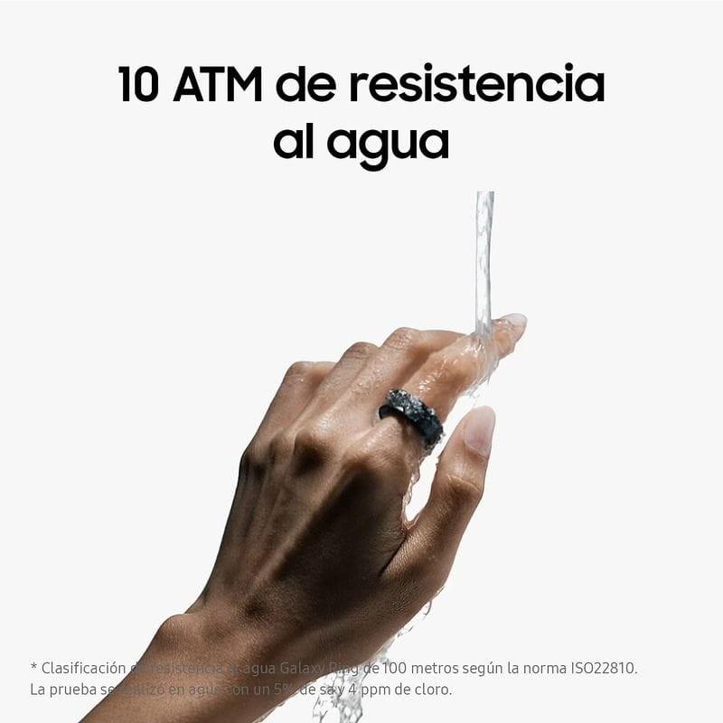 Gestos de Samsung Galaxy Ring Tamanho 14 Ouro Titânio - Anel Inteligente