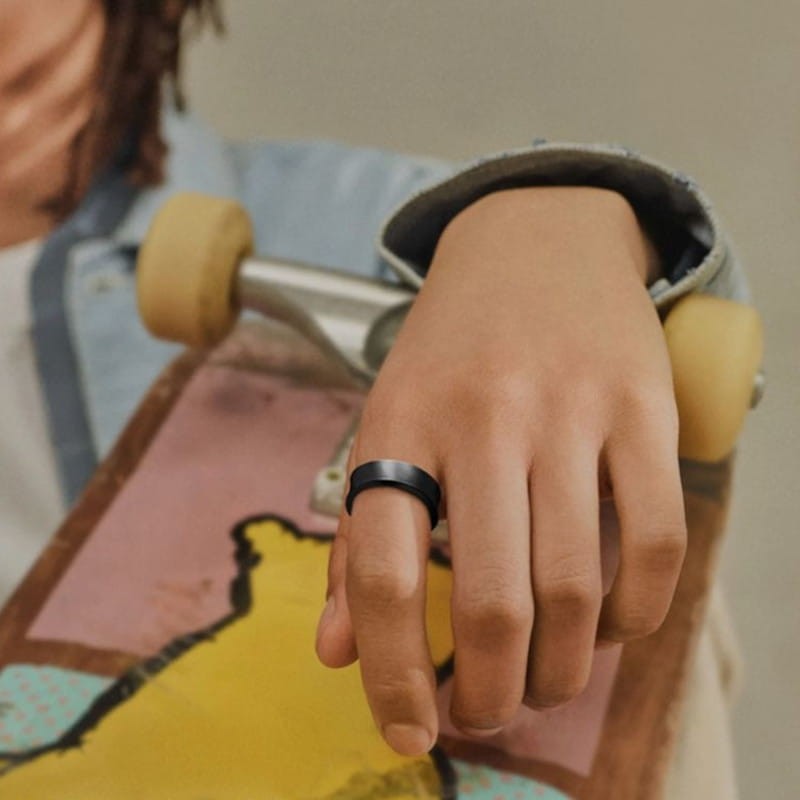 Confortable Samsung Galaxy Ring Taille 7 Titane Argent - Smart Ring