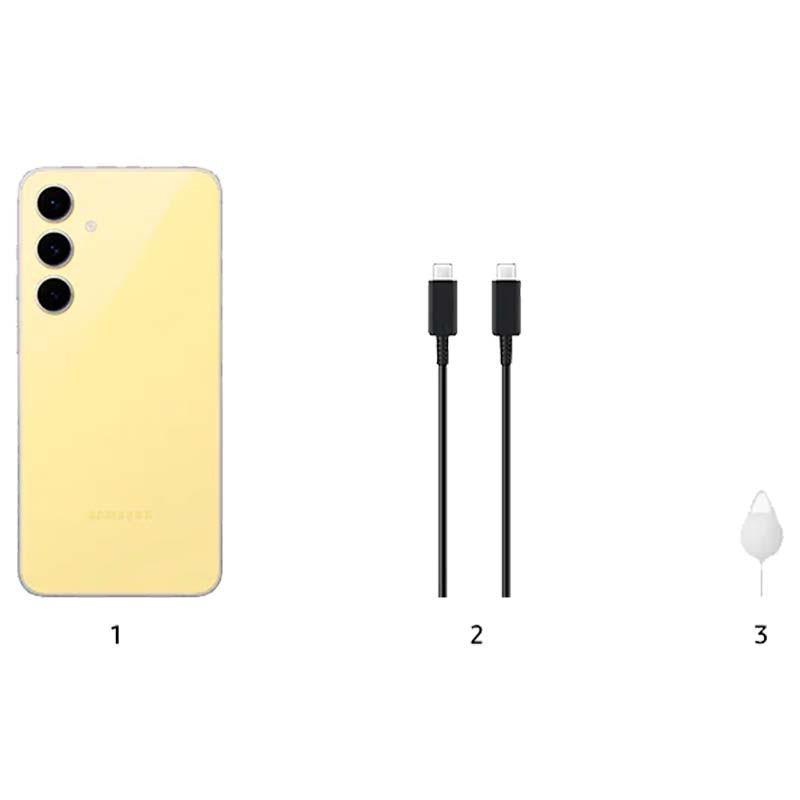 Samsung Galaxy S24 FE 5G 8GB/128GB Amarillo - contenido del embalaje