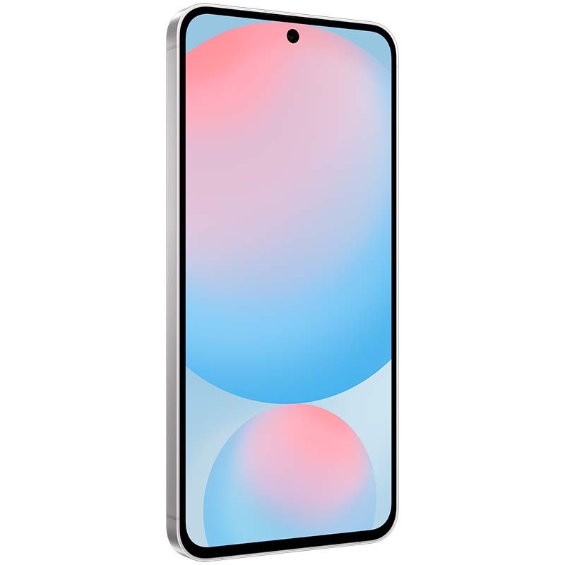 Samsung Galaxy S24 FE 5G 8GB/128GB Azul - vista frontal y lateral izquierdo