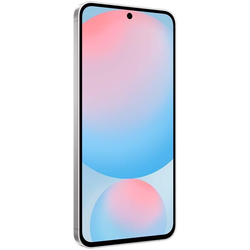 Samsung Galaxy S24 FE 5G 8GB/128GB Azul - vista frontal y lateral izquierdo