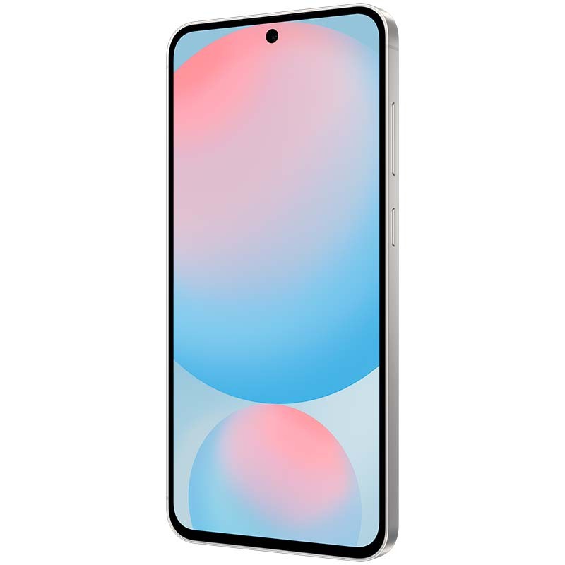 Samsung Galaxy S24 FE 5G 8GB/128GB Azul - vista frontal y lateral derecho