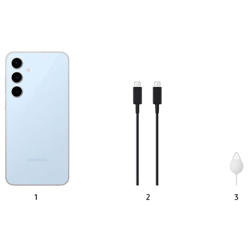 Samsung Galaxy S24 FE 5G 8GB/128GB Azul - contenido del embalaje