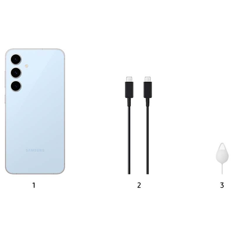 Samsung Galaxy S24 FE 5G 8GB/128GB Azul - contenido del embalaje