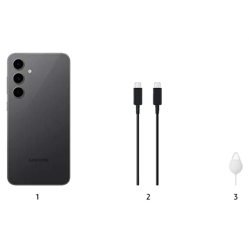 Samsung Galaxy S24 FE 5G 8GB/256GB Grafito - contenido del embalaje