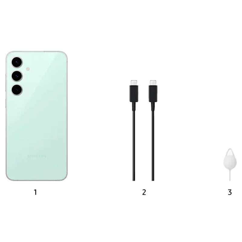 Samsung Galaxy S24 FE 5G 8GB/256GB Menta - contenido del embalaje