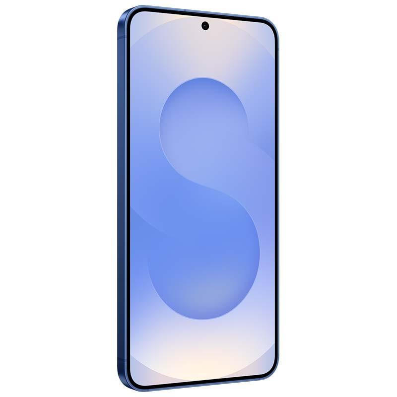 Samsung Galaxy S25 5G 12GB/512GB Azul Marino - vista frontal y lateral izquierdo