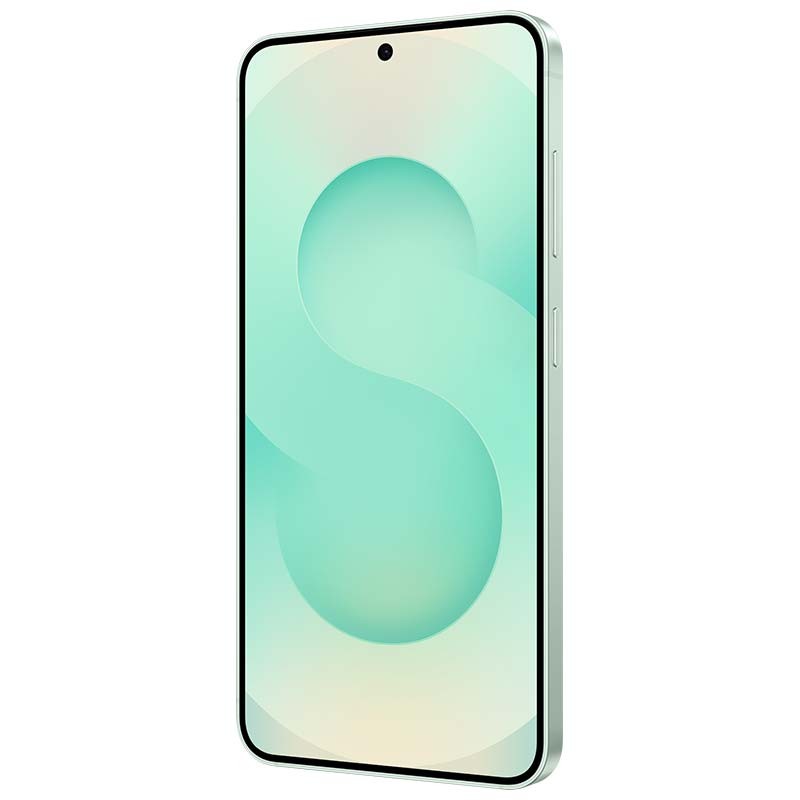 Samsung Galaxy S25 5G 12GB/128GB Menta - vista frontal e lateral direita