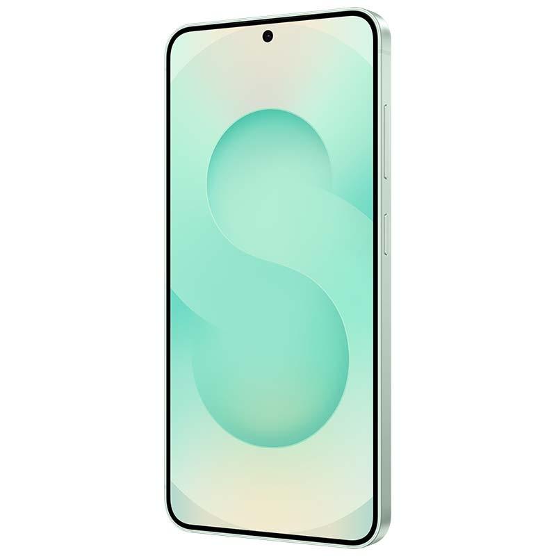 Samsung Galaxy S25 5G 12GB/128GB Menta - vista frontal e lateral direita