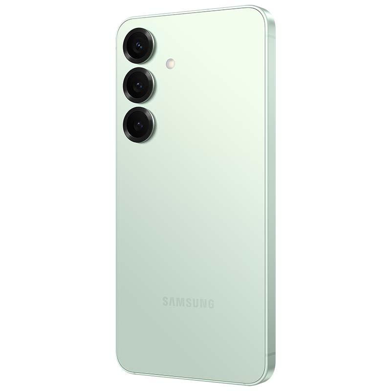 Samsung Galaxy S25 5G 12GB/128GB Menta - vista traseira e lateral esquerda