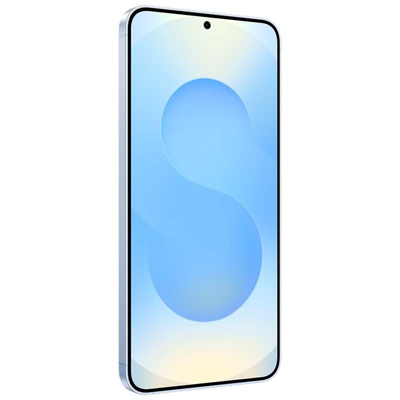 Samsung Galaxy S25+ 5G 12GB/256GB Azul - vista frontal y lateral izquierdo