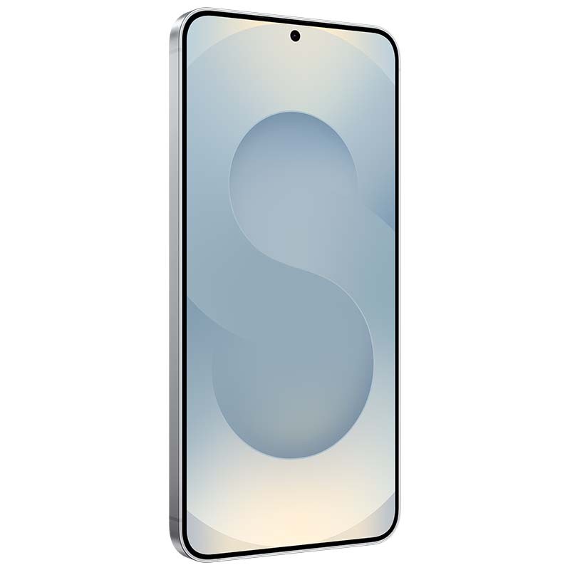 Samsung Galaxy S25+ 5G 12GB/256GB Gris - vista frontal y lateral izquierdo