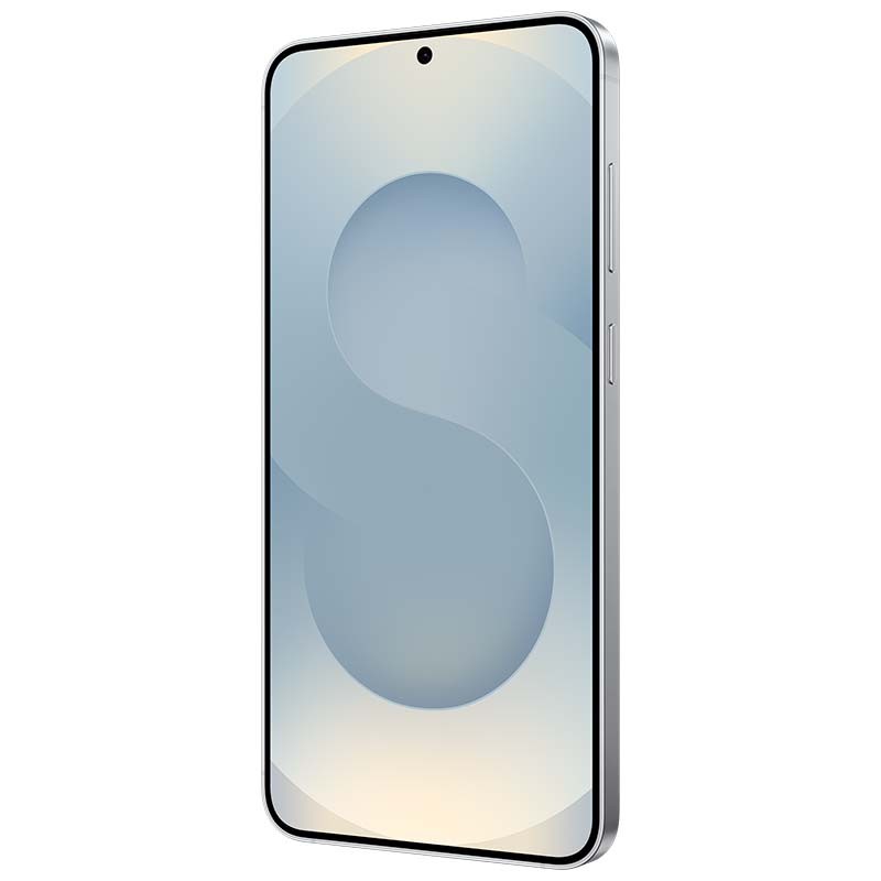Samsung Galaxy S25+ 5G 12GB/256GB Gris - vista frontal y lateral derecho