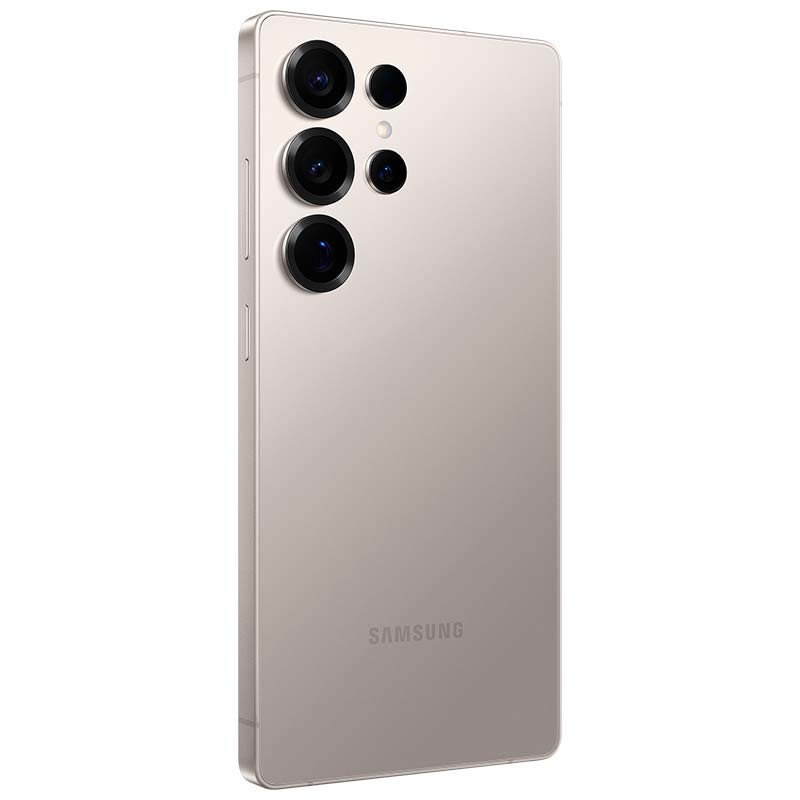 Samsung Galaxy S25 Ultra 5G 12GB/512GB Gris Titanio - vista trasera y lateral derecho