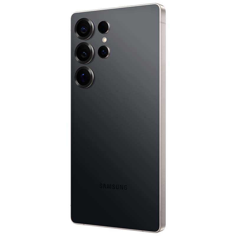 Samsung Galaxy S25 Ultra 5G 12GB/512GB Negro Titanio - vista trasera y lateral izquierdo