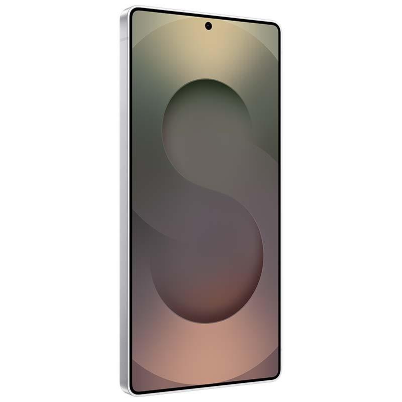 Samsung Galaxy S25 Ultra 5G 12GB/512GB Plata Titanio - vista frontal y lateral izquierdo