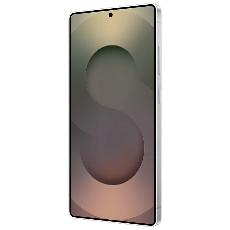Samsung Galaxy S25 Ultra 5G 12GB/512GB Plata Titanio - vista frontal y lateral derecho
