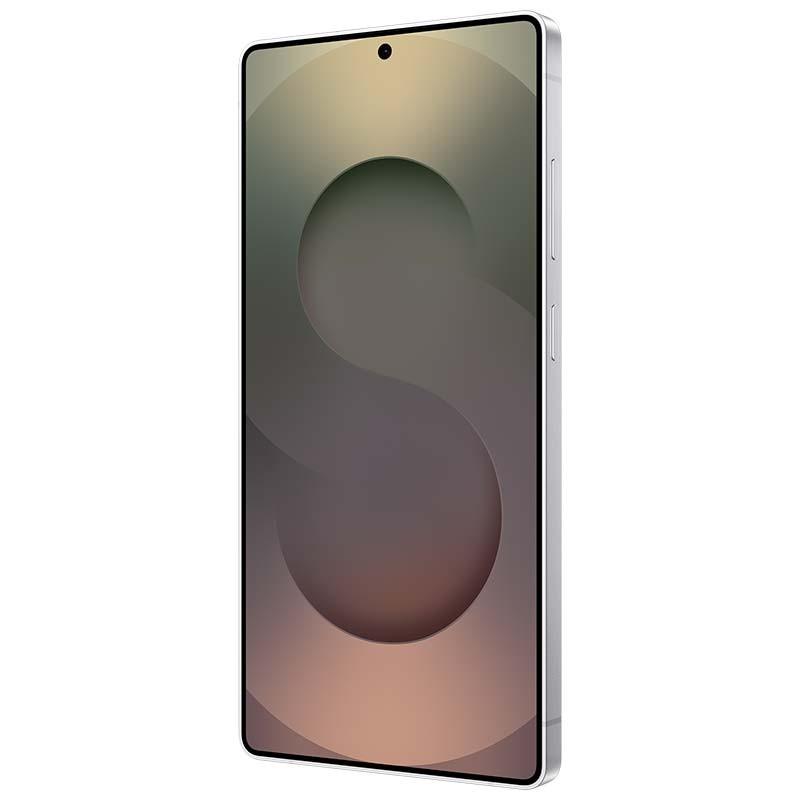 Samsung Galaxy S25 Ultra 5G 12GB/512GB Plata Titanio - vista frontal y lateral derecho