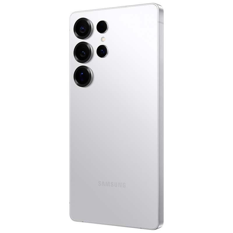 Samsung Galaxy S25 Ultra 5G 12GB/512GB Plata Titanio - vista trasera y lateral izquierdo