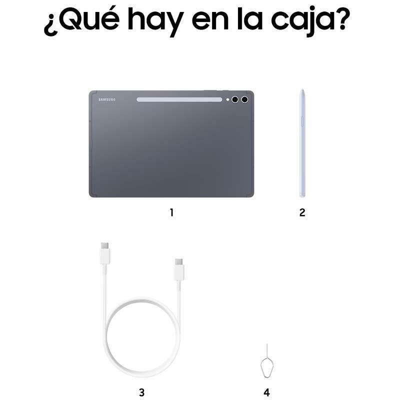 Samsung Galaxy Tab S10+ 12GB/256GB Wi-Fi Gris - contenido de la caja