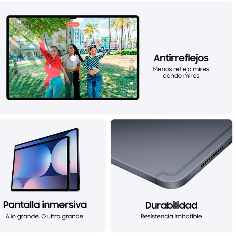 Samsung Galaxy Tab S10 Ultra 12GB/256GB Wi-Fi Gris - detalles de diseño