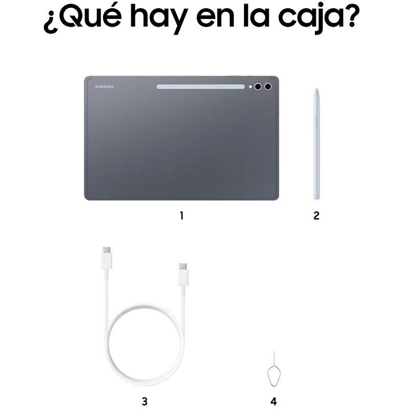 Samsung Galaxy Tab S10 Ultra 12GB/256GB Wi-Fi Gris - contenido de la caja