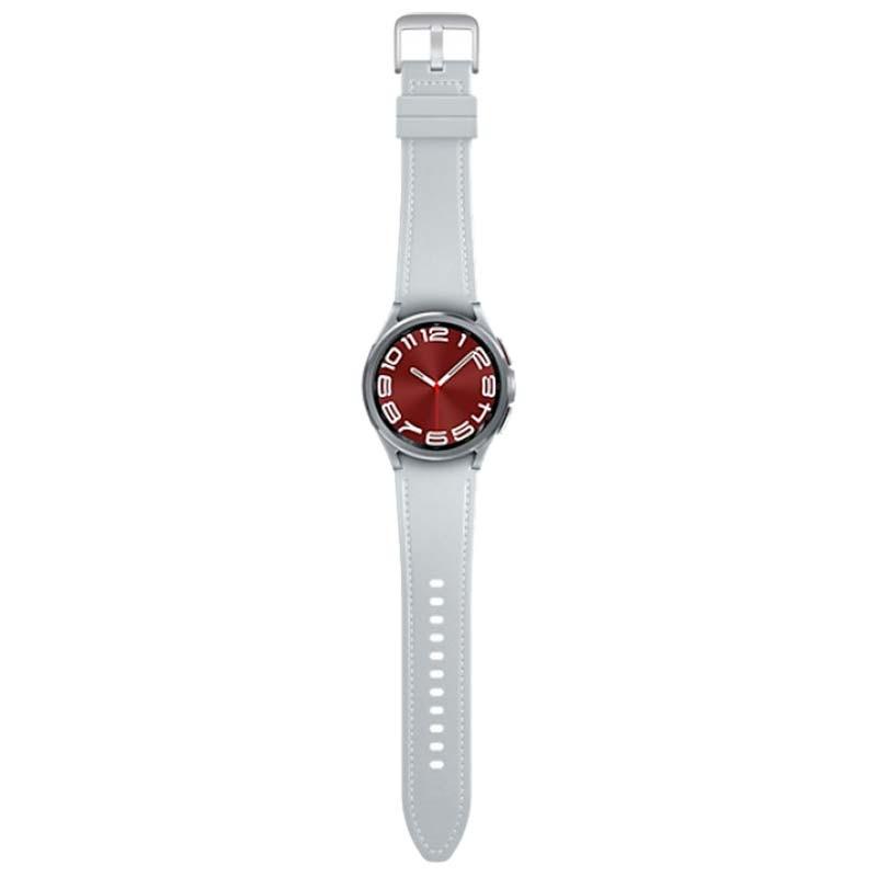 correa de piel del Reloj inteligente Samsung Galaxy Watch6 Classic R950 43mm BT Plata
