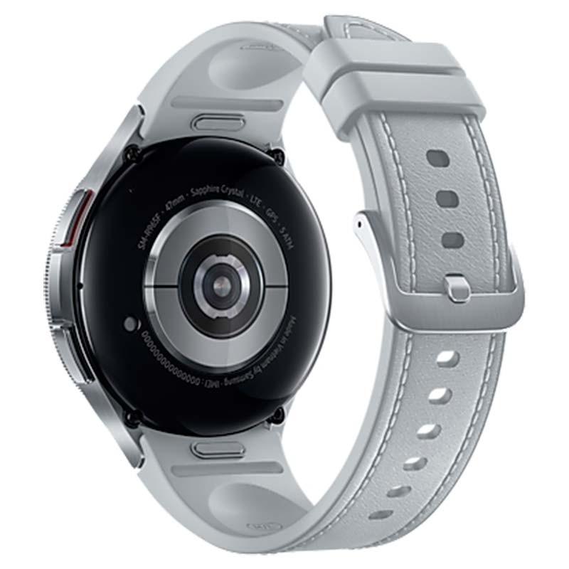vista trasera del Reloj inteligente Samsung Galaxy Watch6 Classic R960 47mm BT Plata