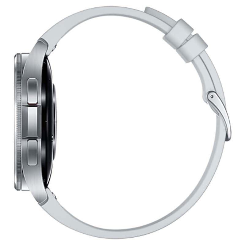 vista lateral del Reloj inteligente Samsung Galaxy Watch6 Classic R960 47mm BT Plata