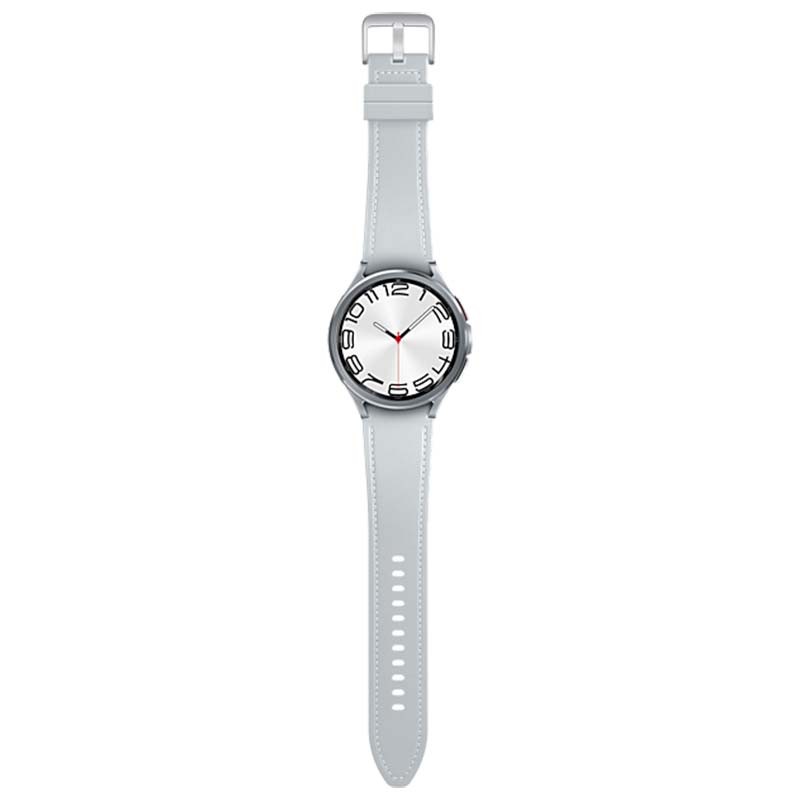 correa de piel del Reloj inteligente Samsung Galaxy Watch6 Classic R960 47mm BT Plata