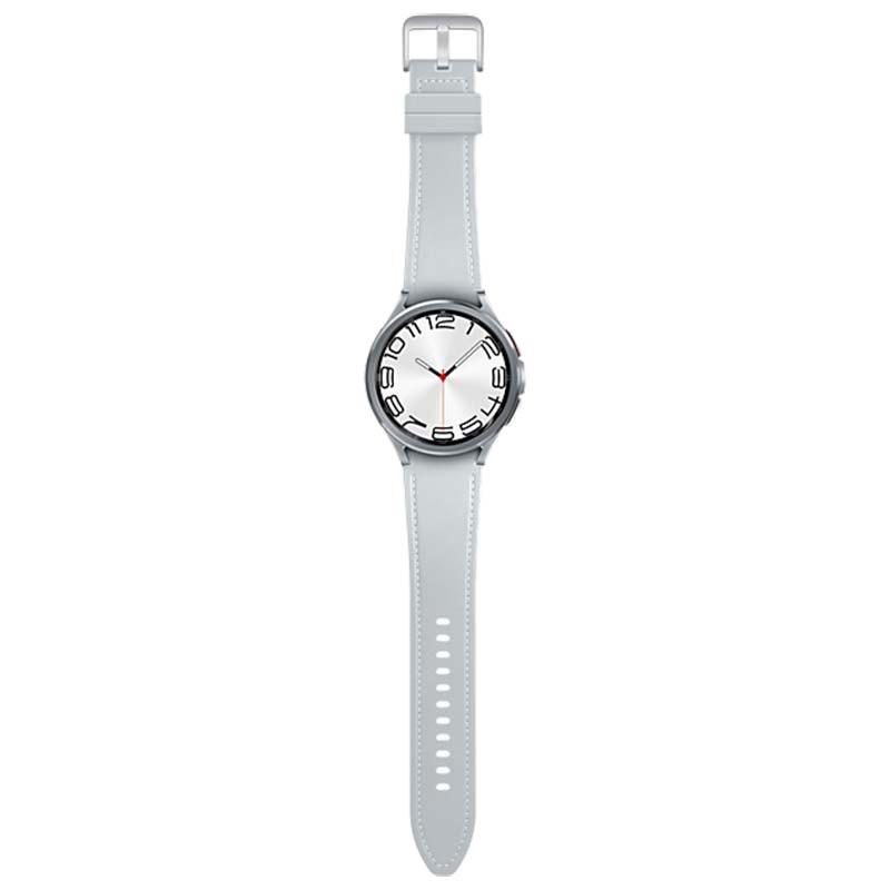 correa de piel del Reloj inteligente Samsung Galaxy Watch6 Classic R960 47mm BT Plata