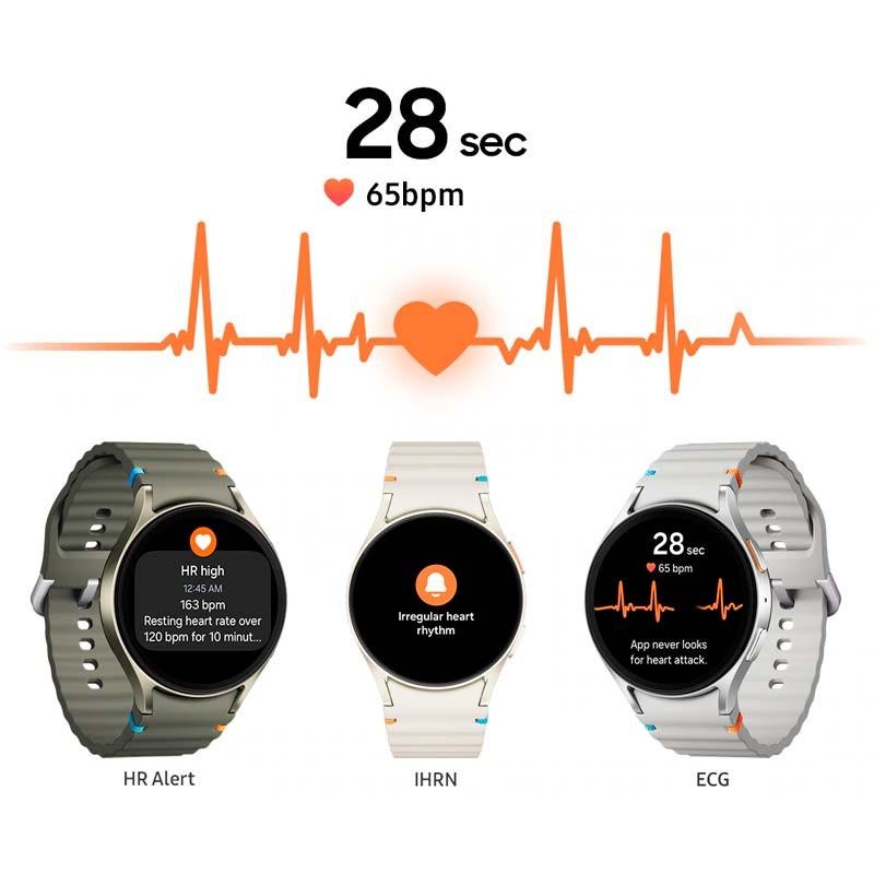 sensor PPG del Reloj inteligente Samsung Galaxy Watch7 L315 44mm 4G Verde