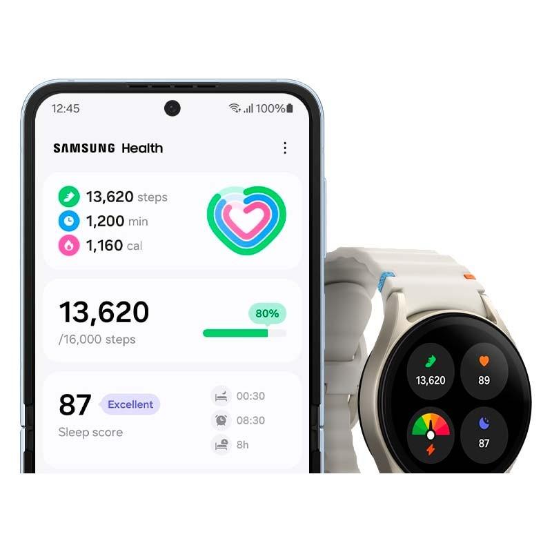 aplicación Samsung Health del Reloj inteligente Samsung Galaxy Watch7 L315 44mm 4G Verde
