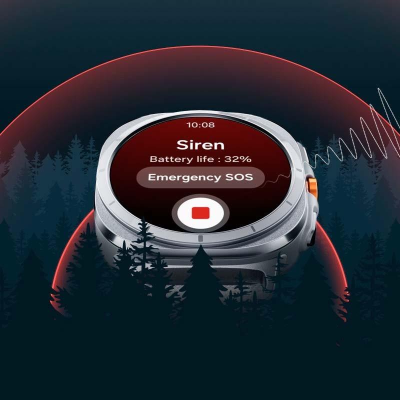 sirena de ayuda del Reloj inteligente Samsung Galaxy Watch Ultra LTE Blanco