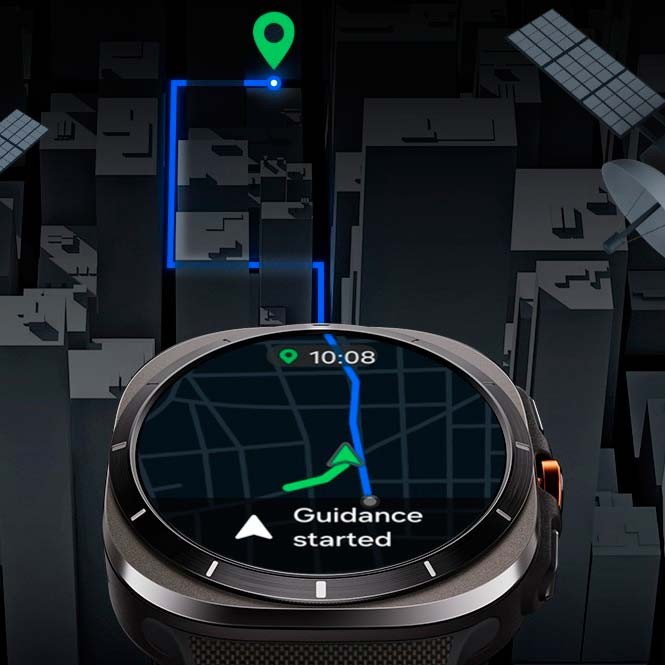 GPS del Reloj inteligente Samsung Galaxy Watch Ultra LTE Blanco