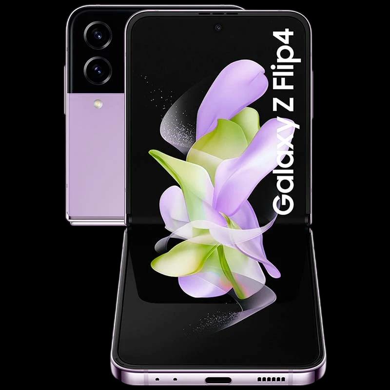 Téléphone portable Samsung Galaxy Z Flip4 5G 128Go Violette Renewed - État Excellent