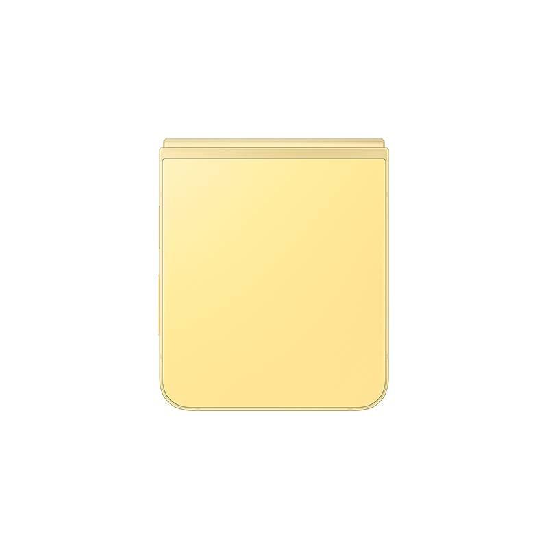 vista trasera del Teléfono móvil Samsung Galaxy Z Flip6 5G 12GB/512GB Amarillo plegado