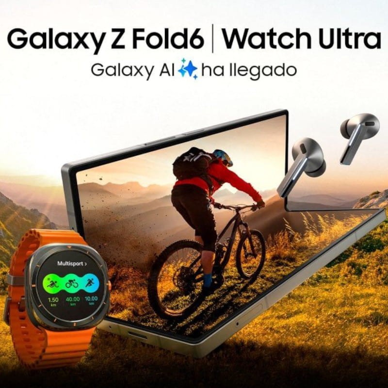 Conexión de Samsung Galaxy Z Fold6 5G 12GB/256GB Azul Oscuro - Teléfono Móvil