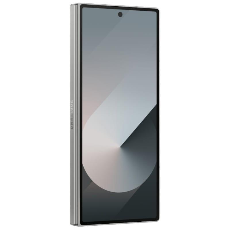 Samsung Galaxy Z Fold6 5G gris reconditionné état excellent, format pliable élégant, écran externe fin bord à bord, charnière robuste, finition mate